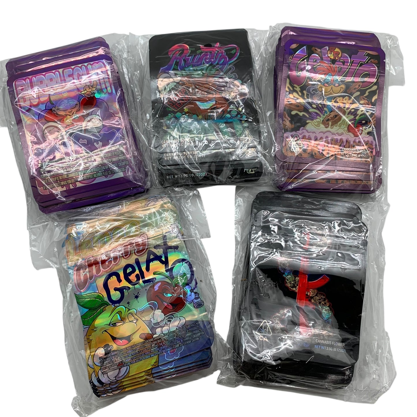 Mylar Bags 97mm x 127mm - 50ct Pack (B2B)