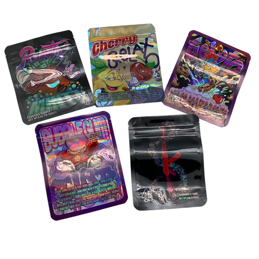 Mylar Bags 97mm x 127mm - 50ct Pack (B2B)