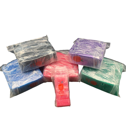 Colored Ziplock Baggies 2in by 2in, Bag of 10 Sets W/100 Bags Each (Colors Available) (B2B)