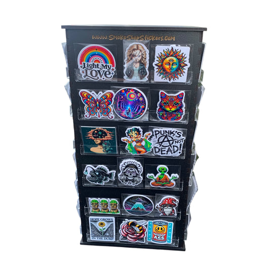 Sticker Display B, 72 Styles, 6 of Each Style, 432ct. Display (B2B)